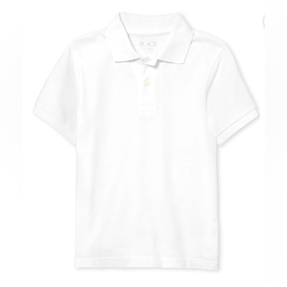 The Children's Place Other - The Children's Place-Classic White Soft Pique Uniform Polos -Set of 5 size L
